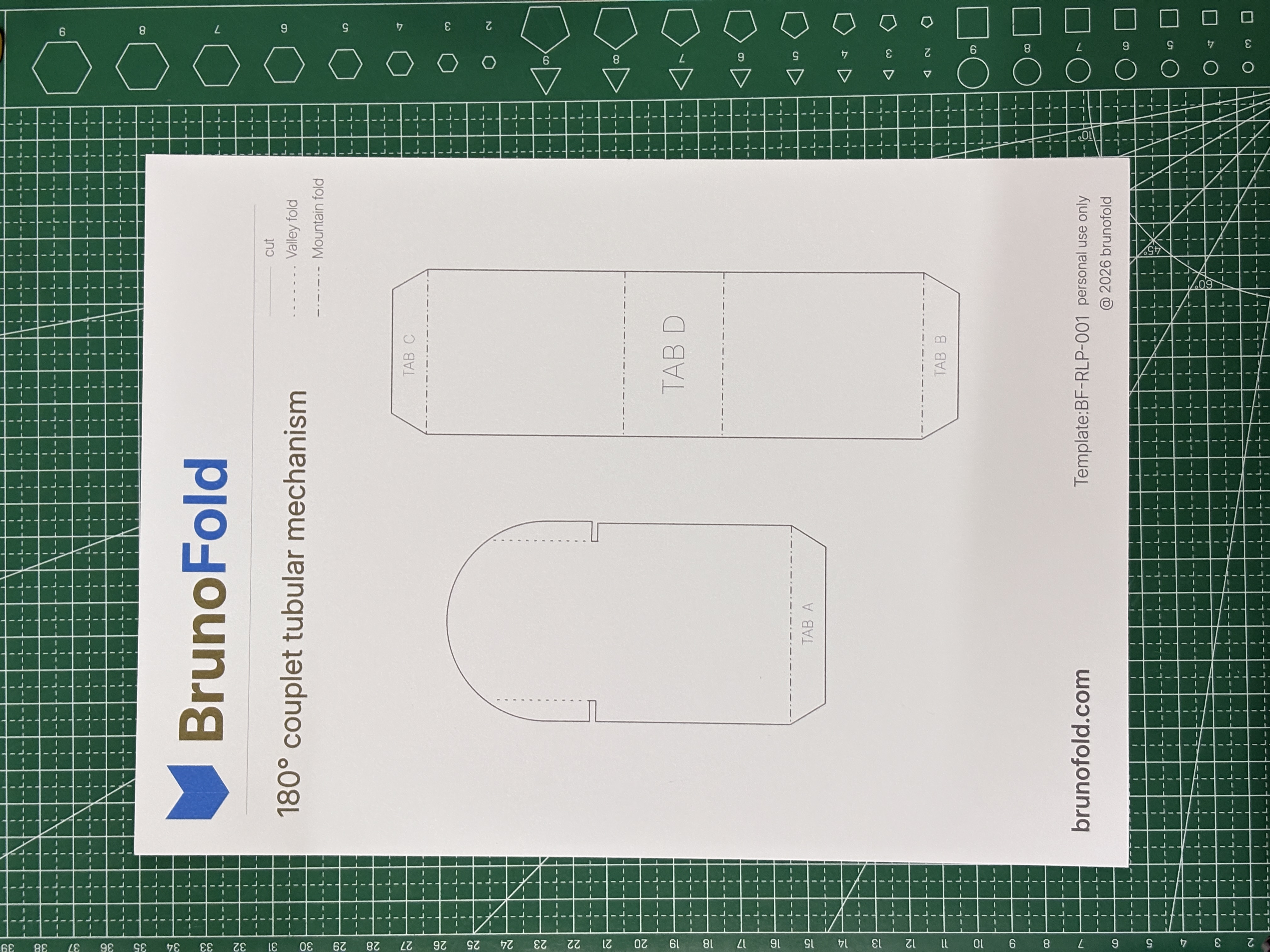 Step 1 template and structure image 3