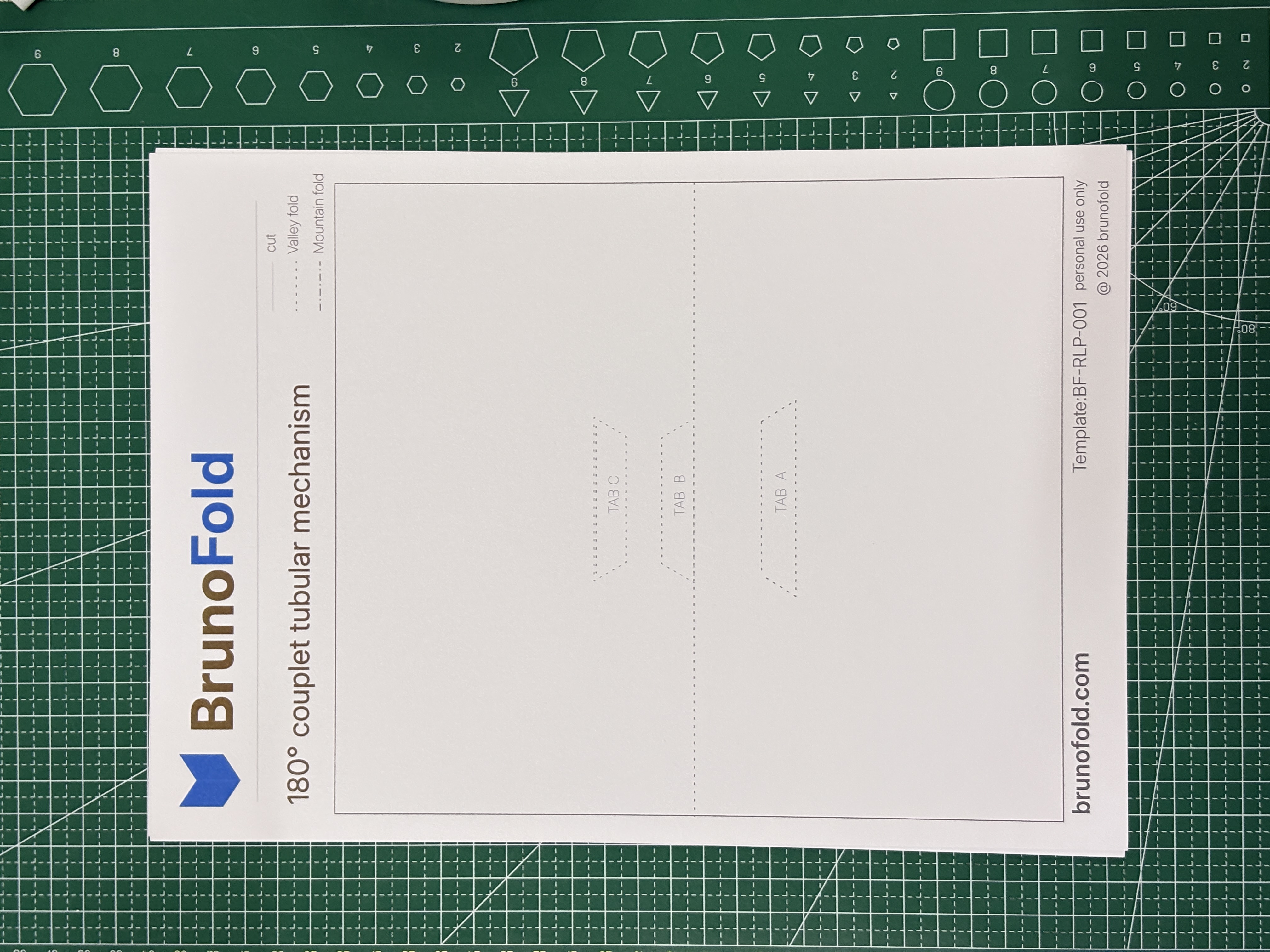 Step 1 template and structure image 1