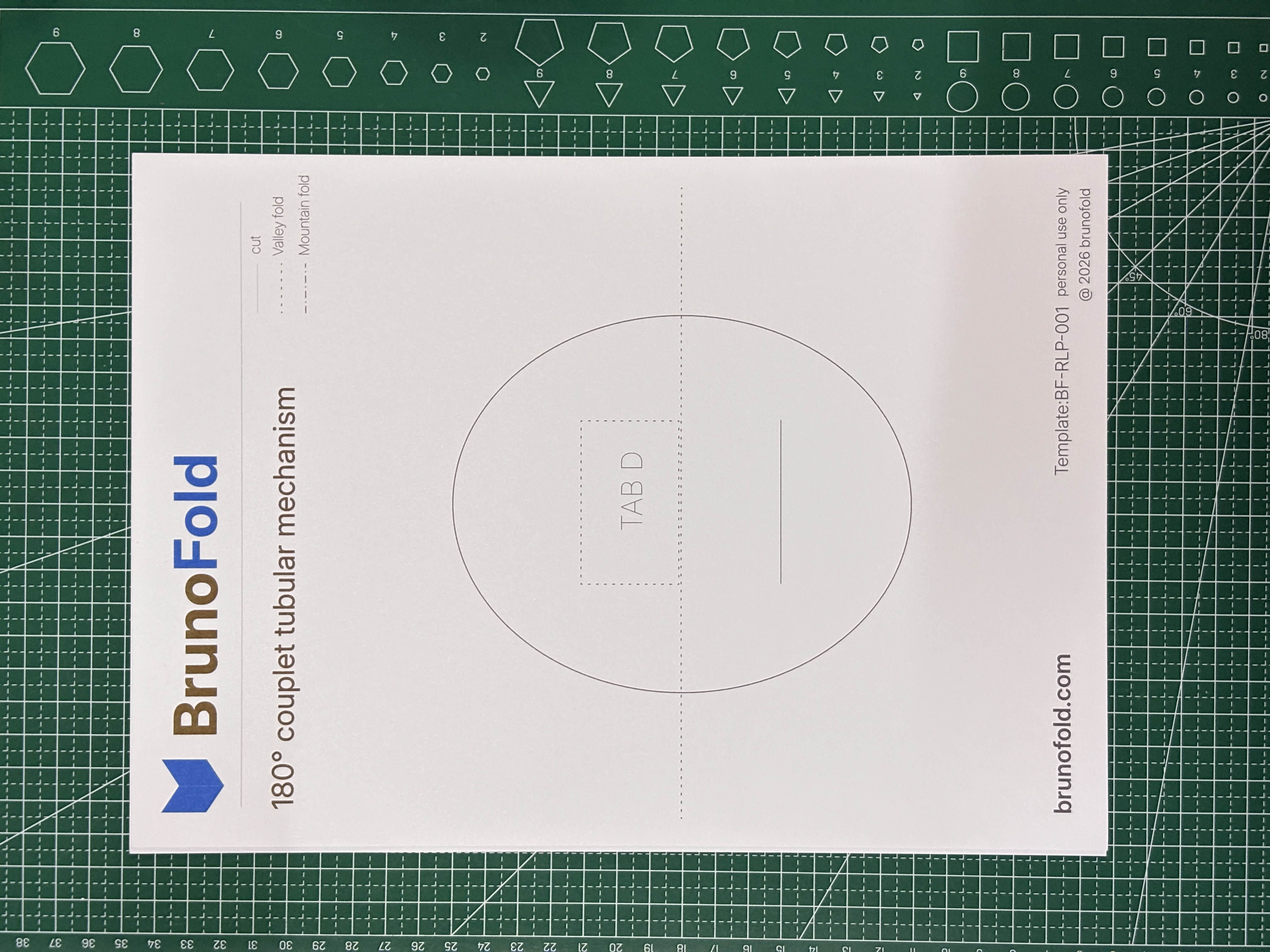 Step 1 template and structure image 2