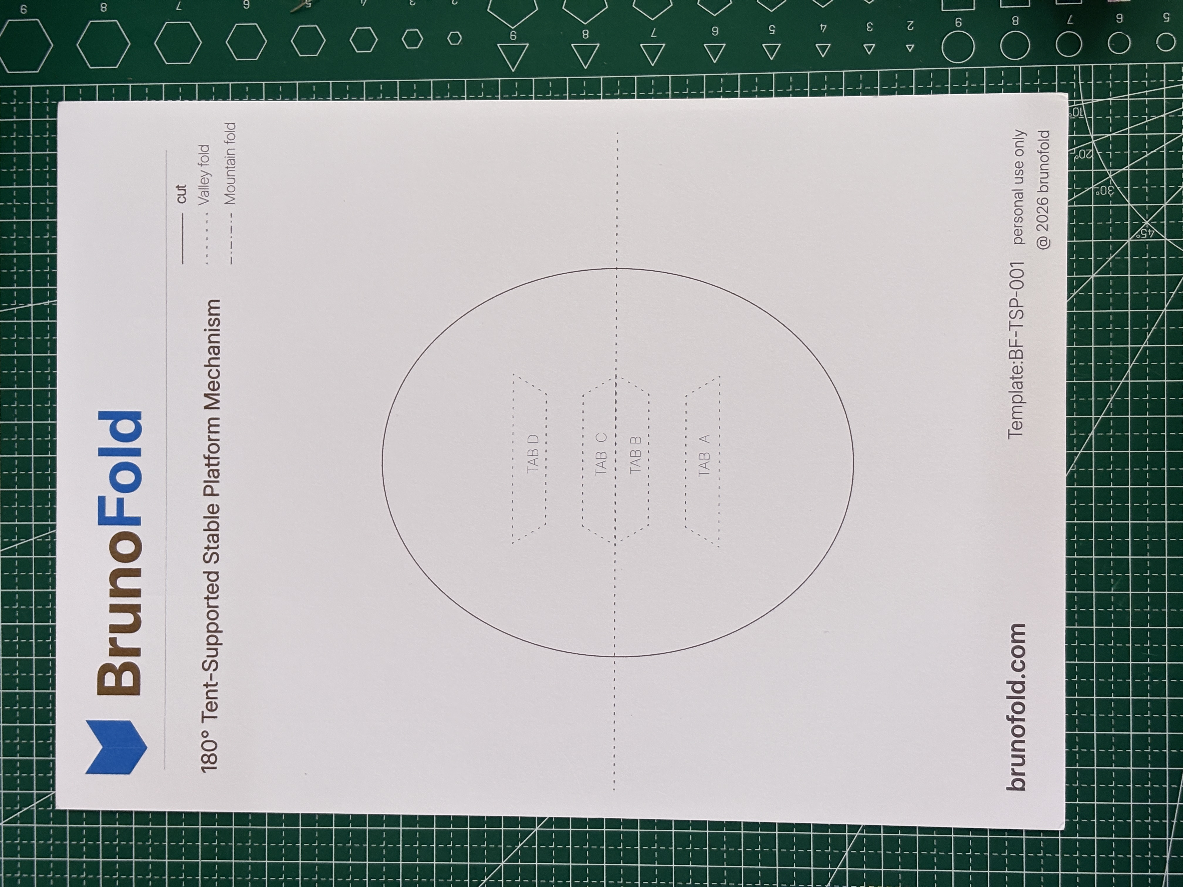 Step 1 structure drawing and reference lines image 2