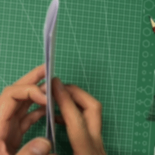 180 Degree V-Fold Pyramid Mechanism Guide gif